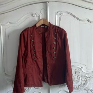 Chico’s military style jacket